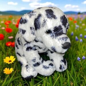 Douglas Checkers Dalmatian Dog Plush 8" Realistic Spotted Puppy Stuffed Animal